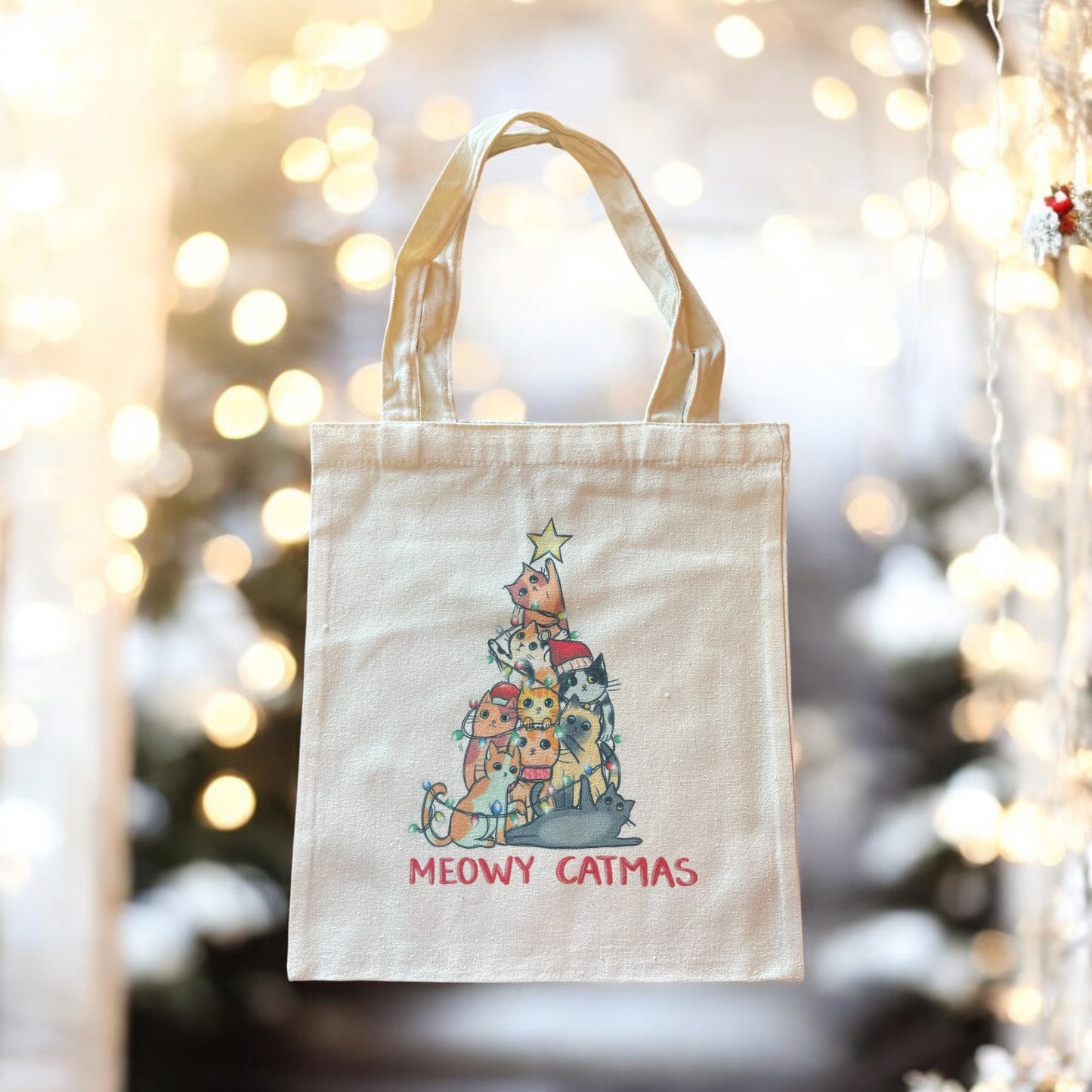 Meowy Catmas Tote