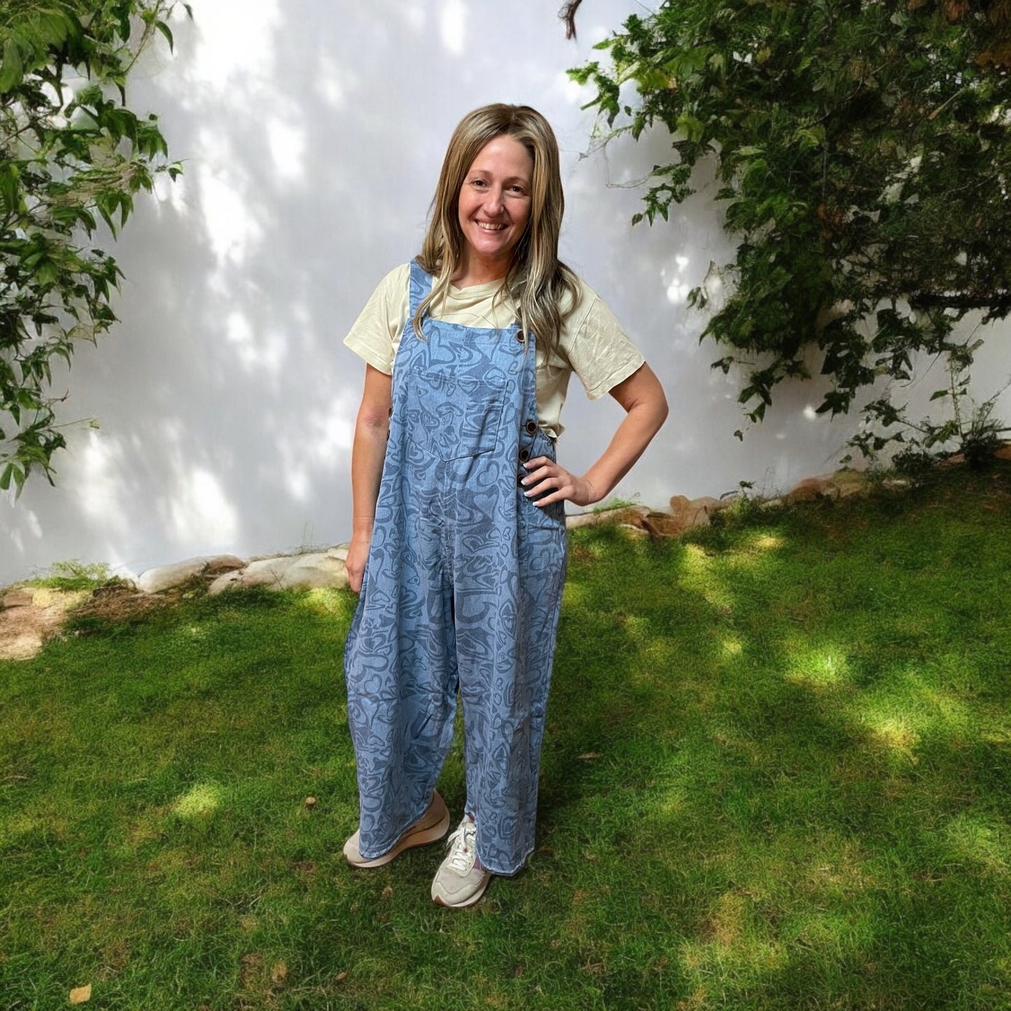 Easel Denim Overalls
