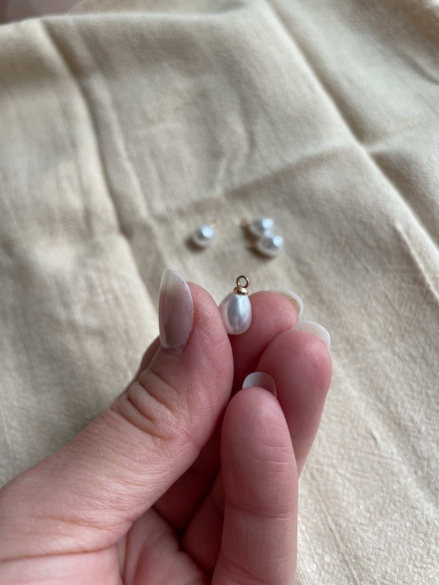 Pearl Drop Charm