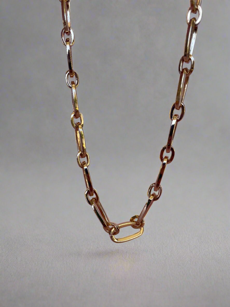 Chunky Gold Charm Necklace