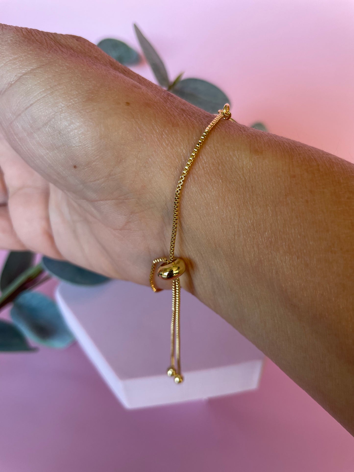 Dainty Real Pressed Flowers Resin Adjustable Bracelet