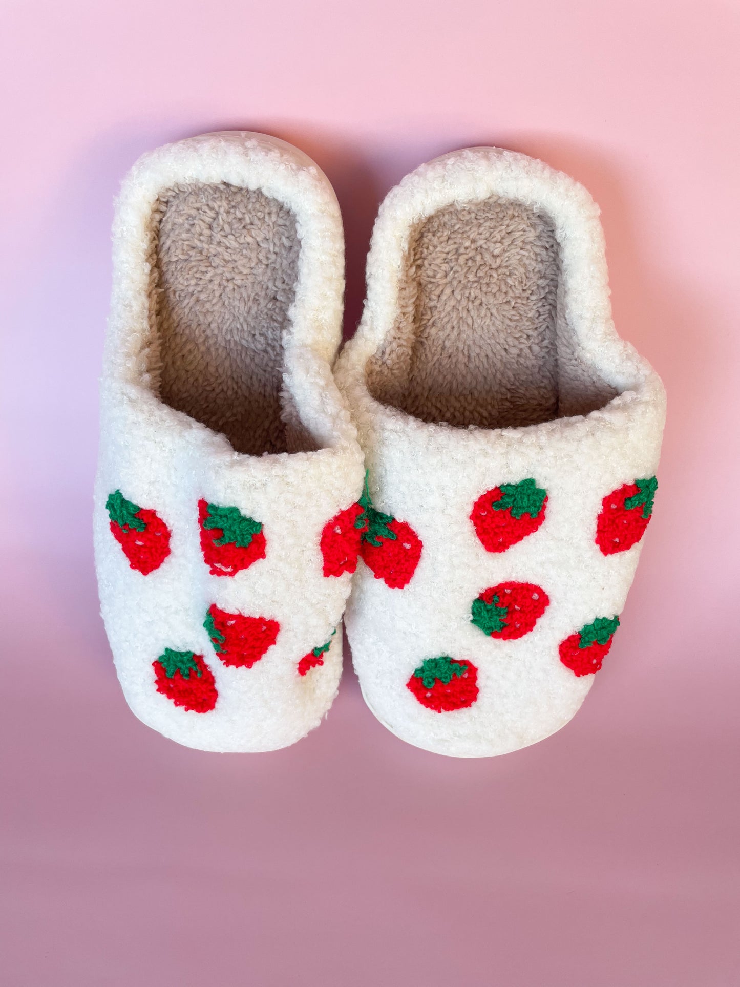 Strawberries Cozy House Slippers