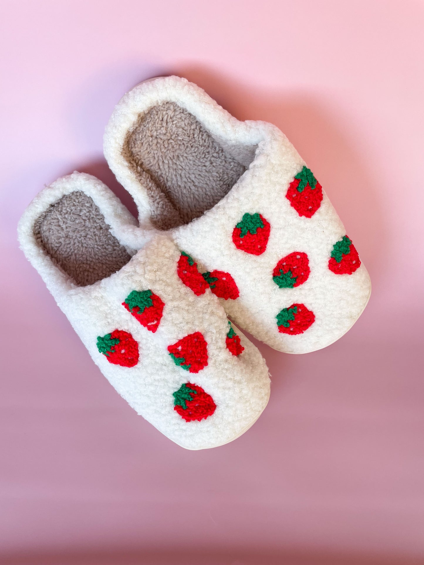 Strawberries Cozy House Slippers