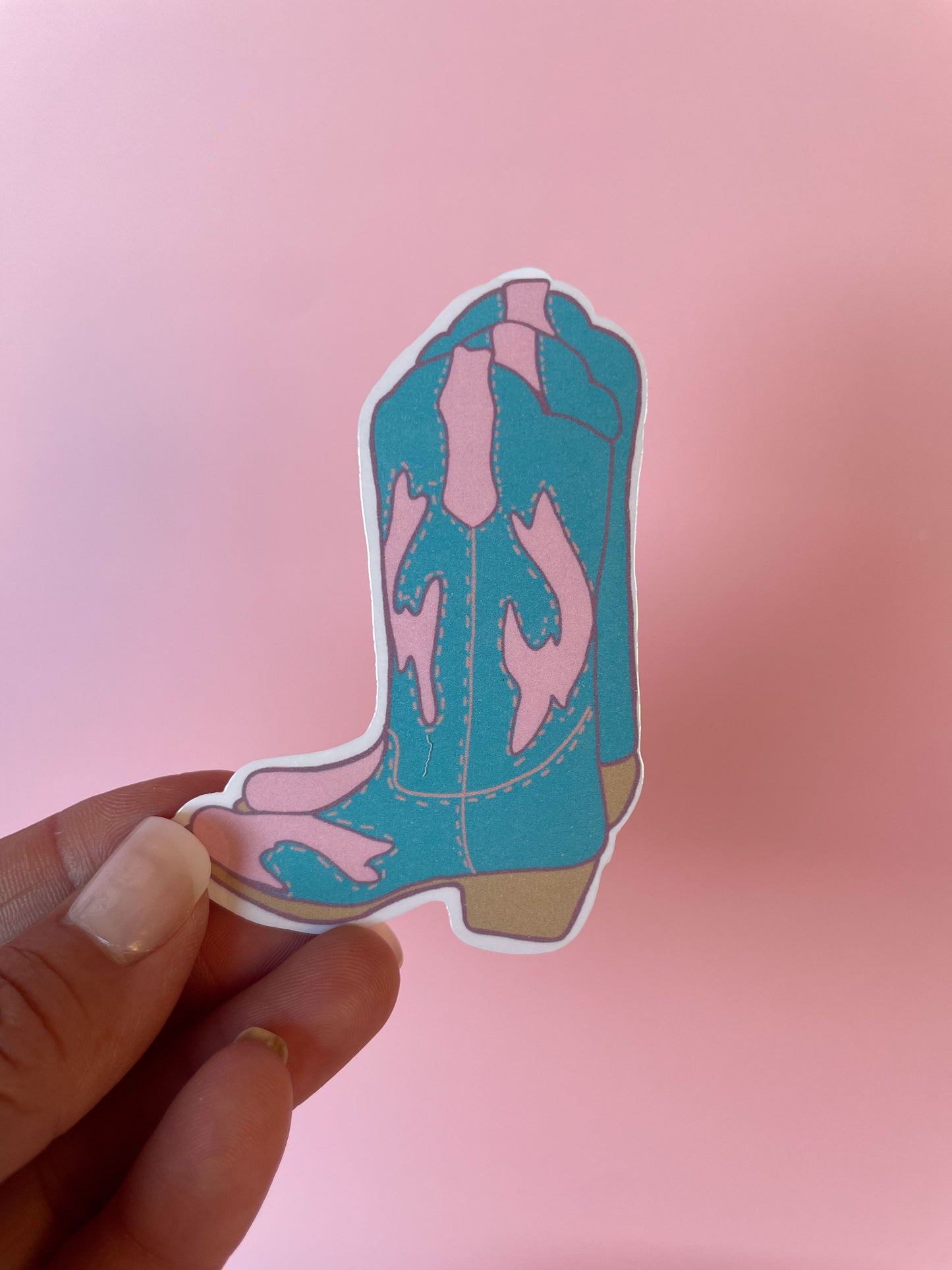 These Boots Were Meant for Walking Sticker