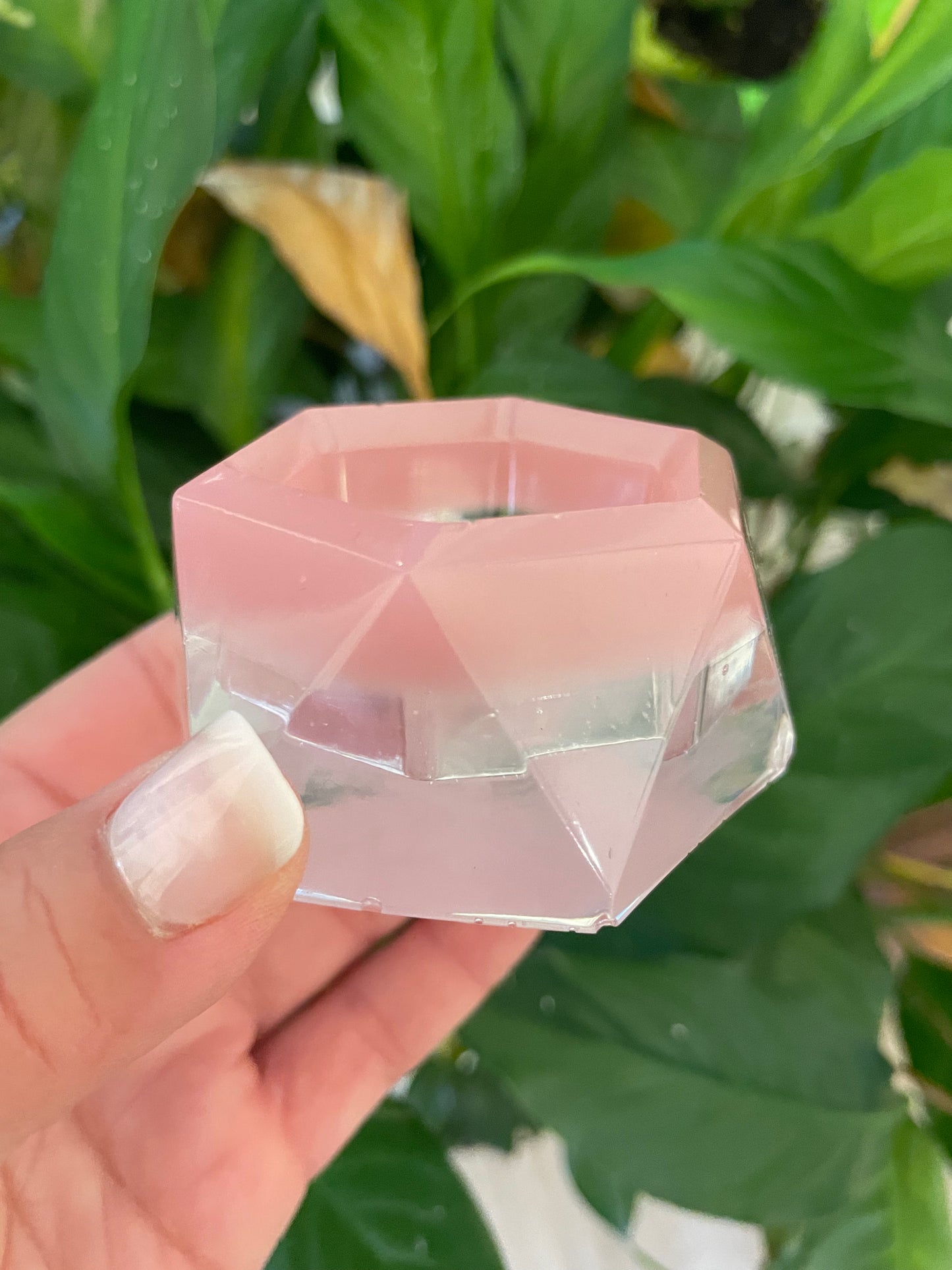 Floral Resin Ring Dish