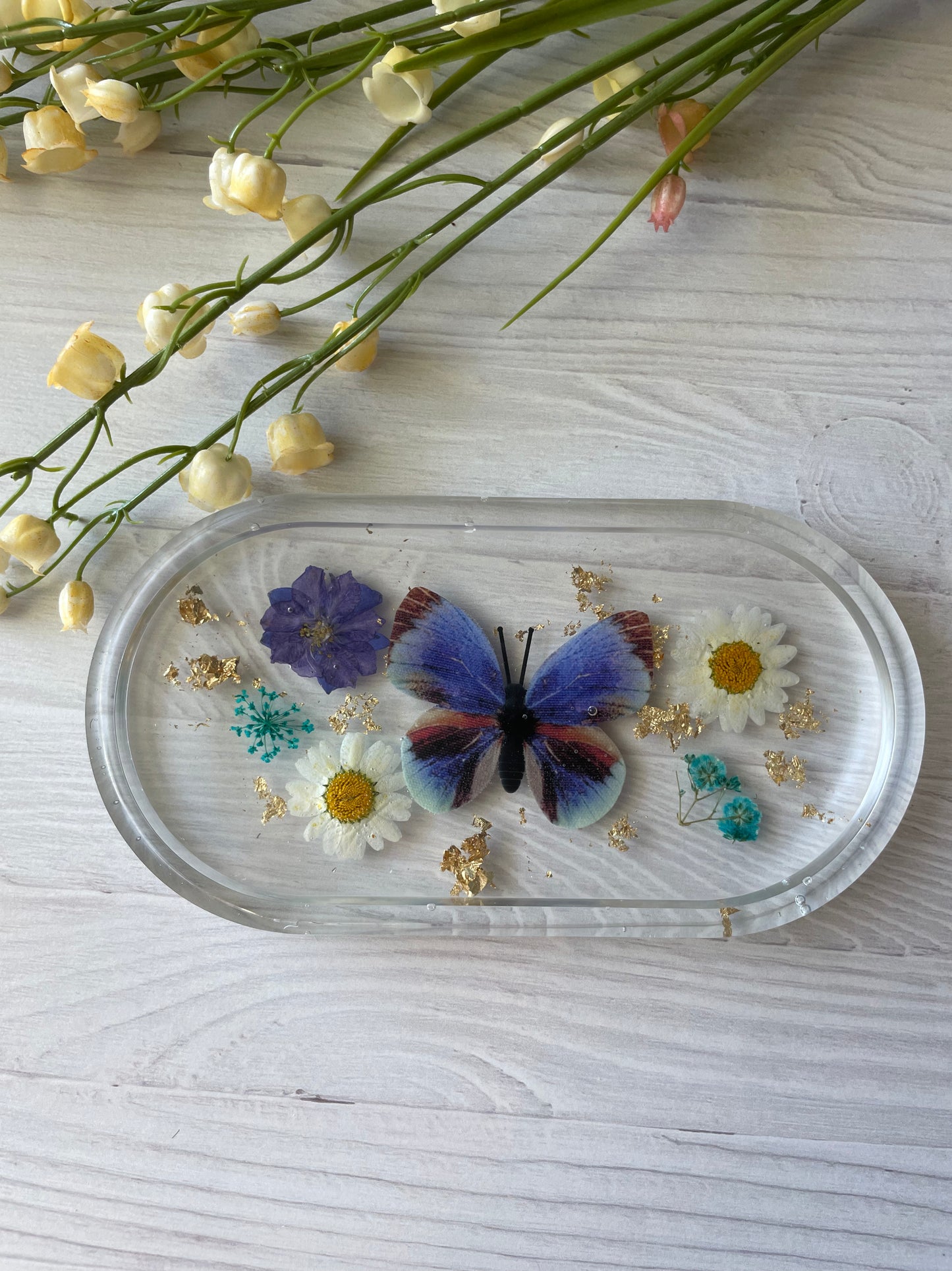 Mother's Day Resin Jewelry Trays - With Butterflies!