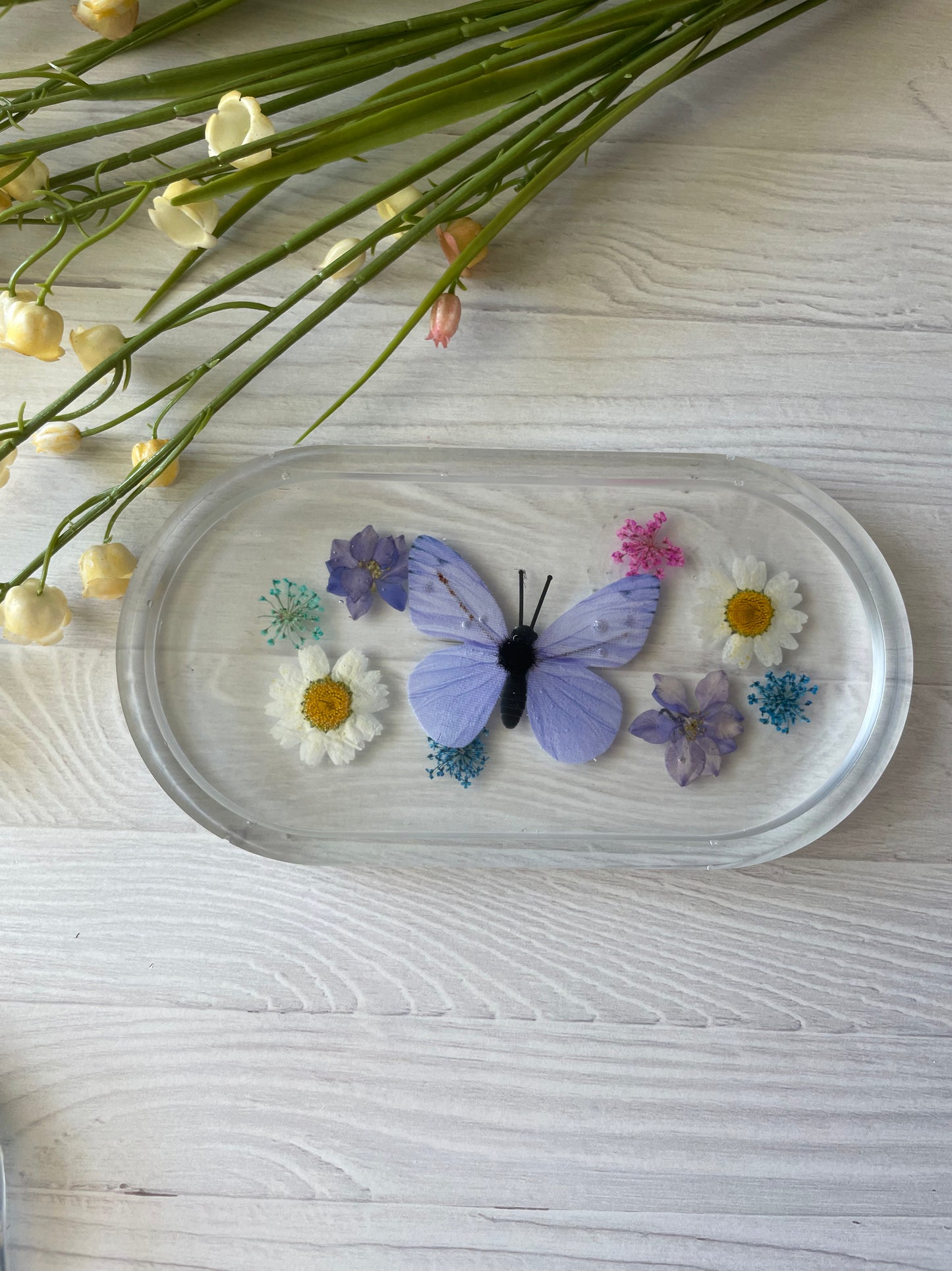 Mother's Day Resin Jewelry Trays - With Butterflies!
