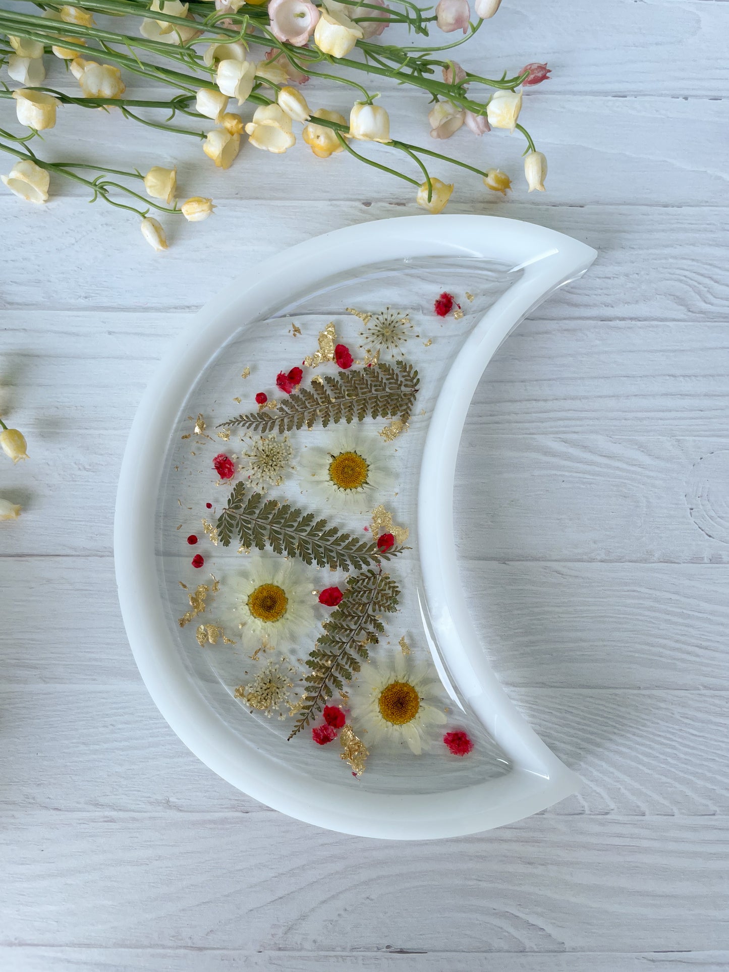 Moon Resin Jewelry Tray