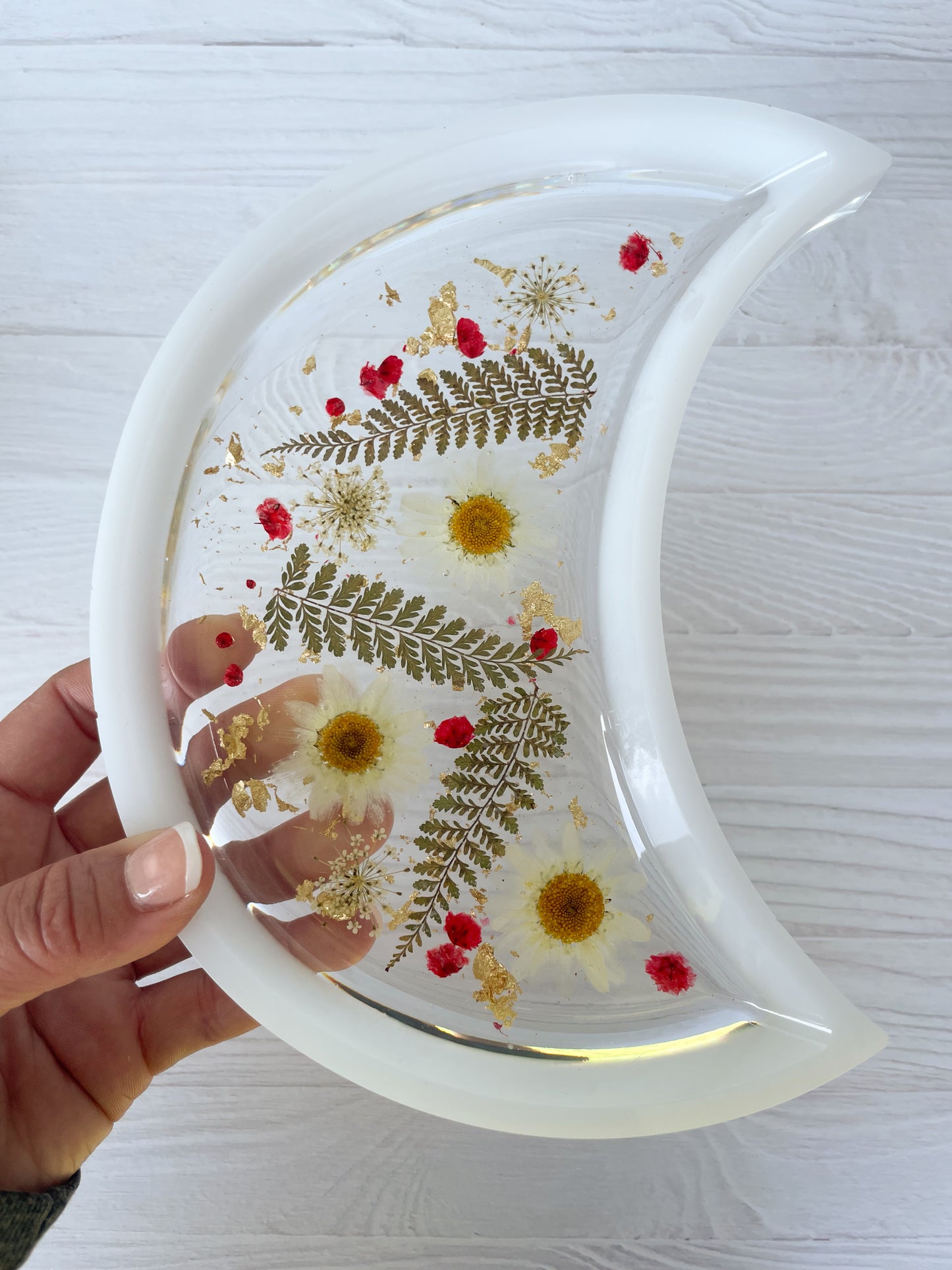 Moon Resin Jewelry Tray