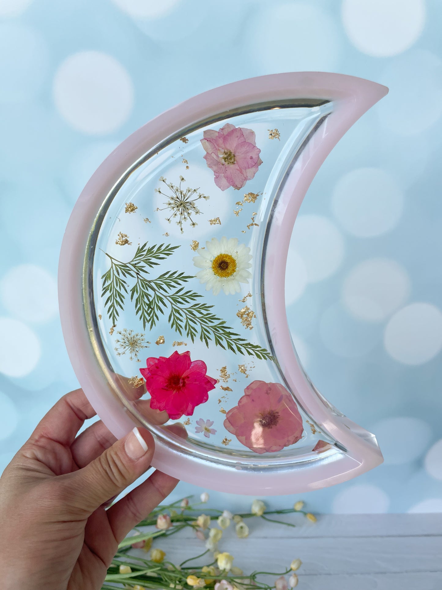 Moon Resin Jewelry Tray