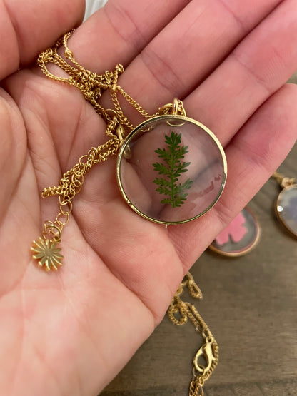 Wildflower Resin Necklaces