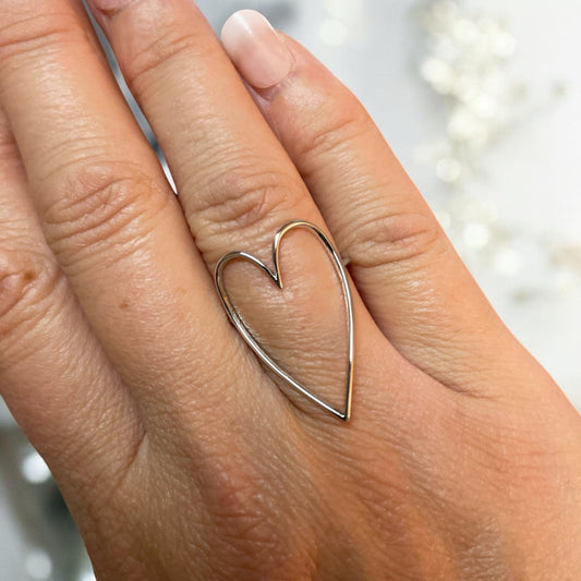My Heart Outline Ring