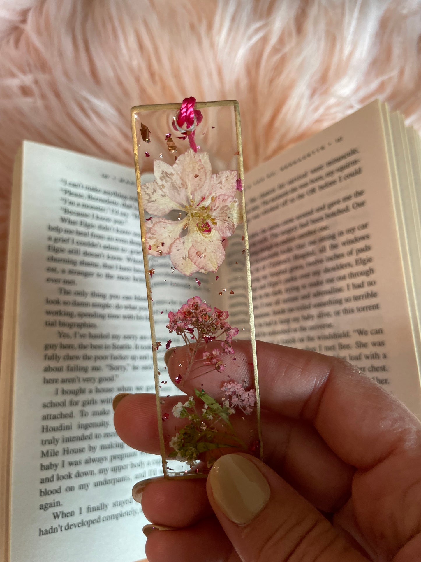 Mini Wildflower Resin Bookmarks