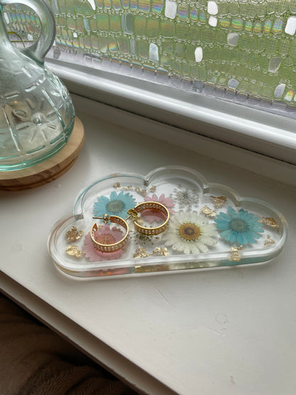 Cloud Resin Jewelry Tray