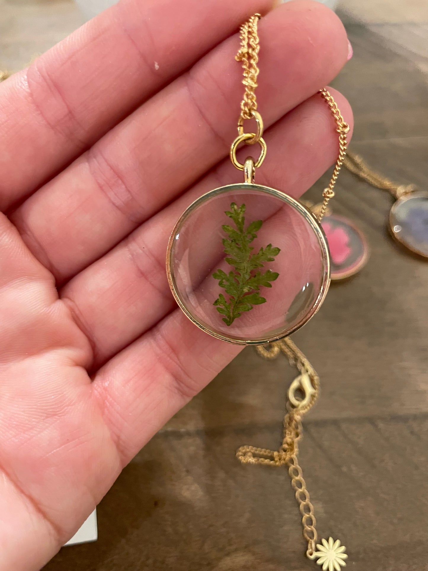 Wildflower Resin Necklaces