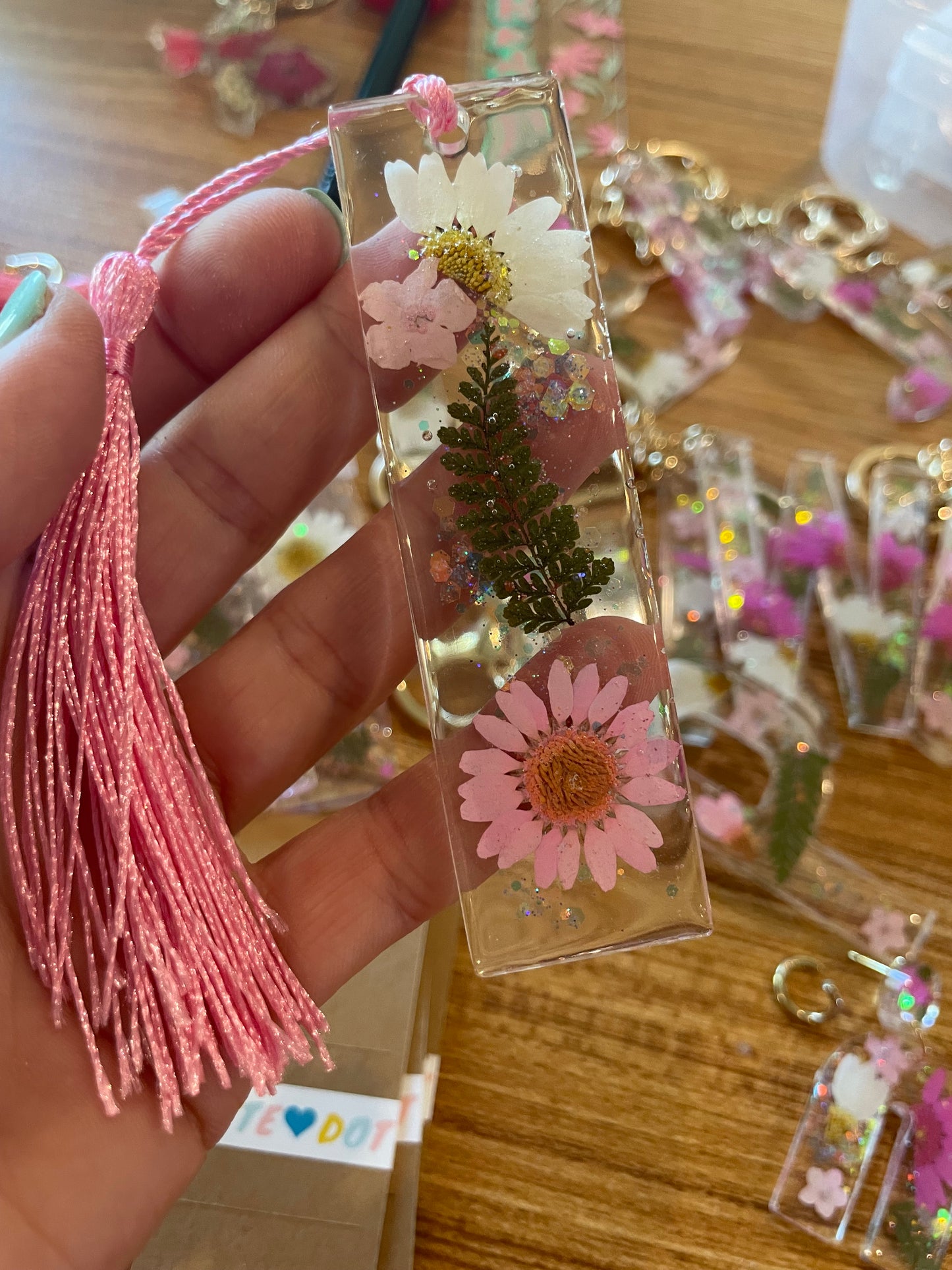 Sparkle Bloom Wildflower Bookmark