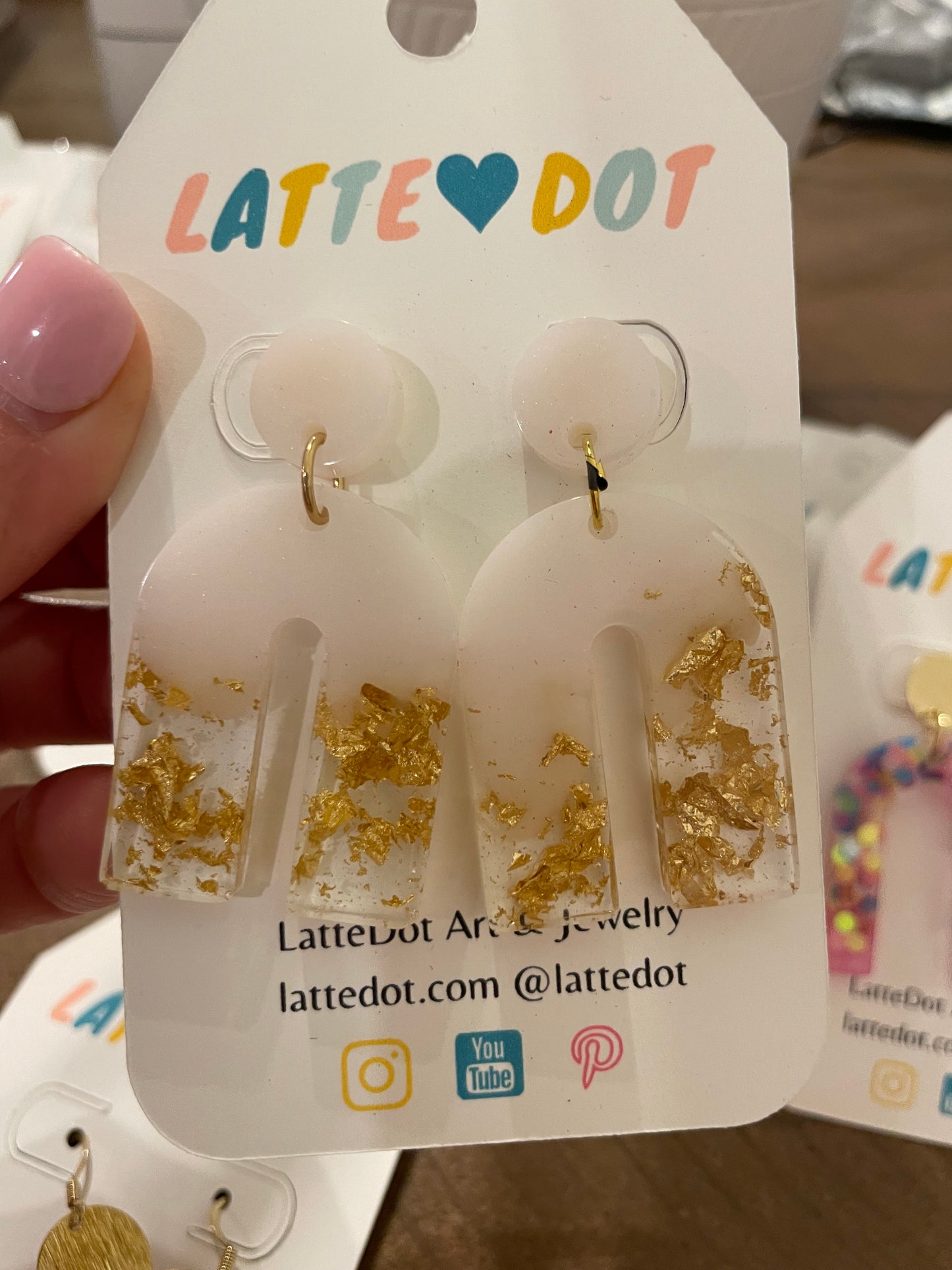 Date Night Resin Earrings