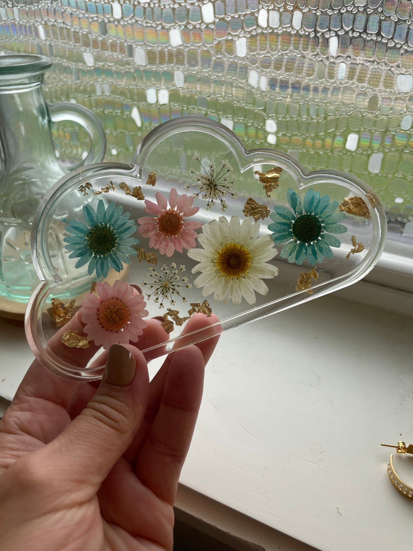 Cloud Resin Jewelry Tray