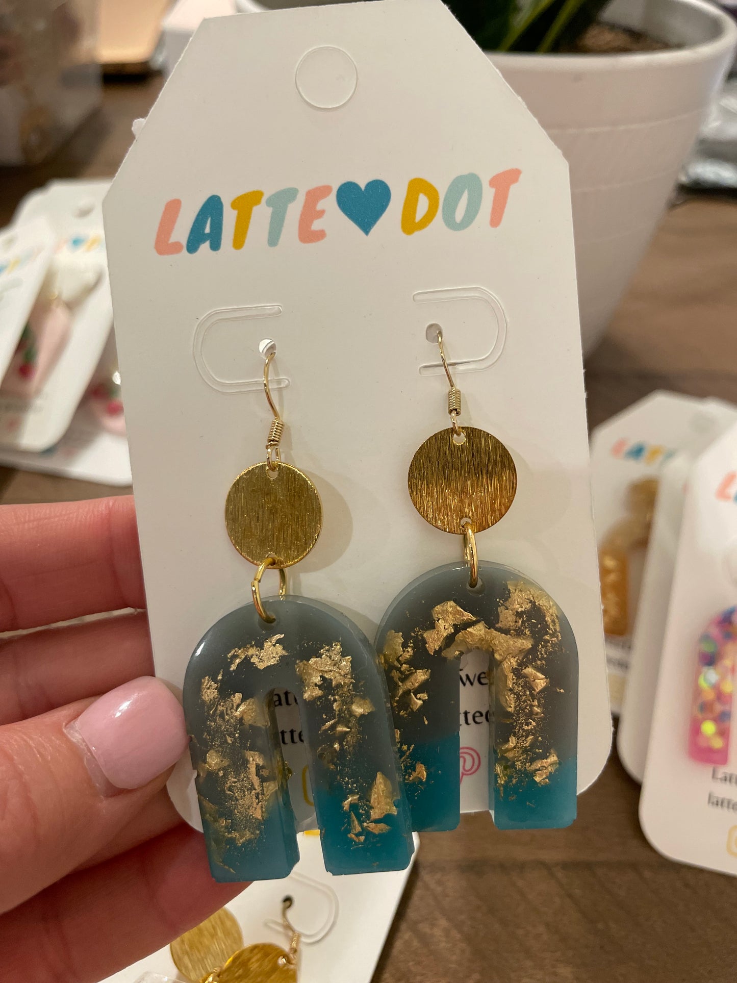 Date Night Resin Earrings