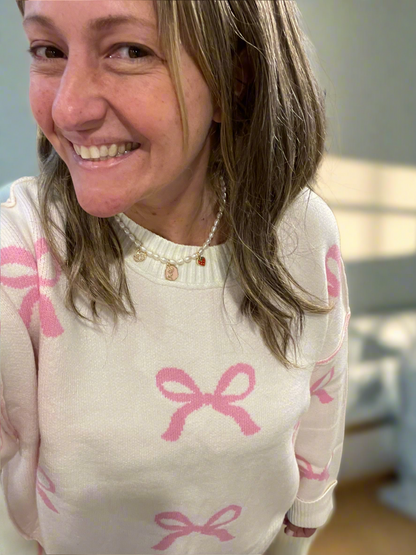 In My Pink Bow Era Sweater