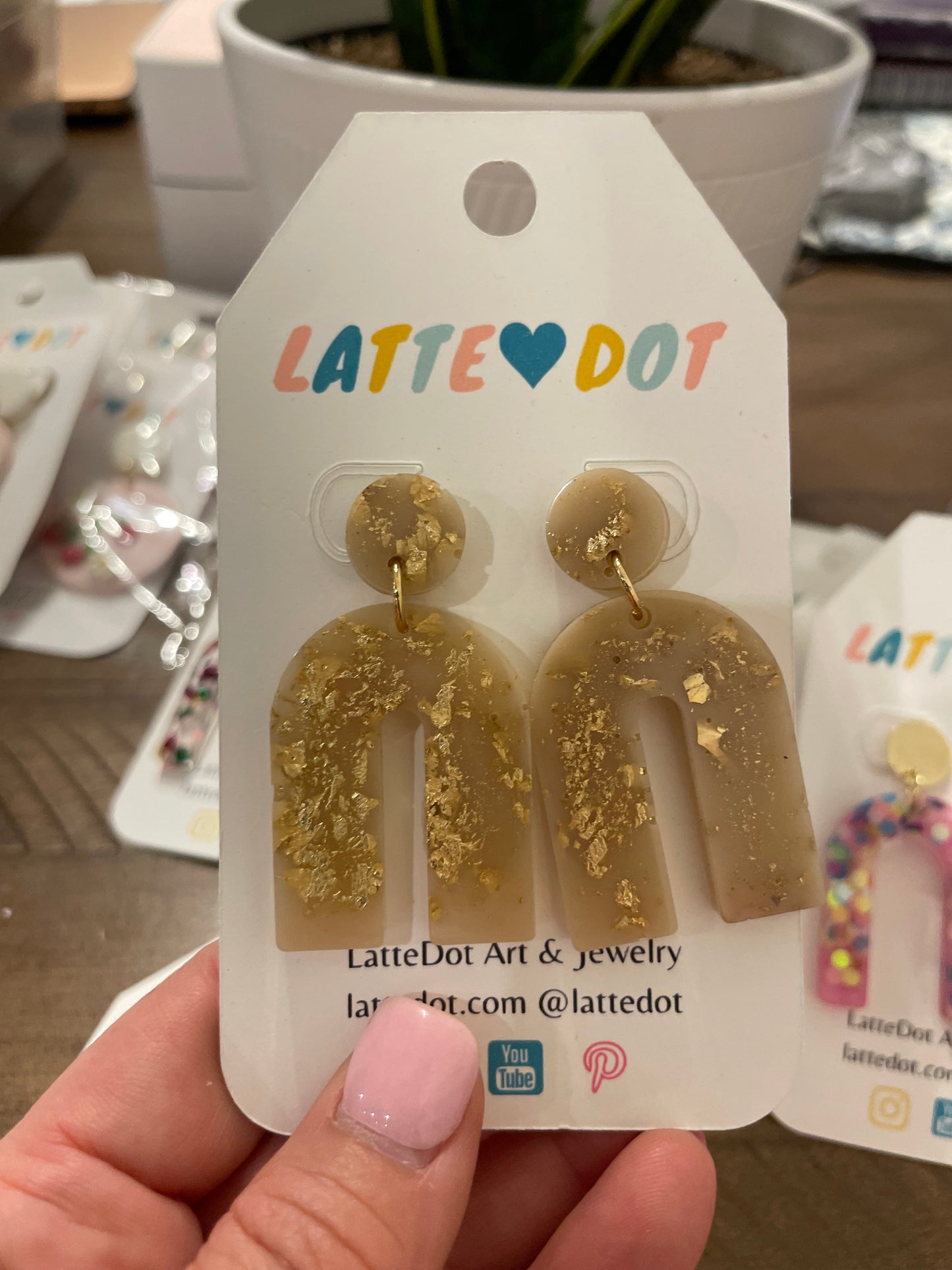 Date Night Resin Earrings