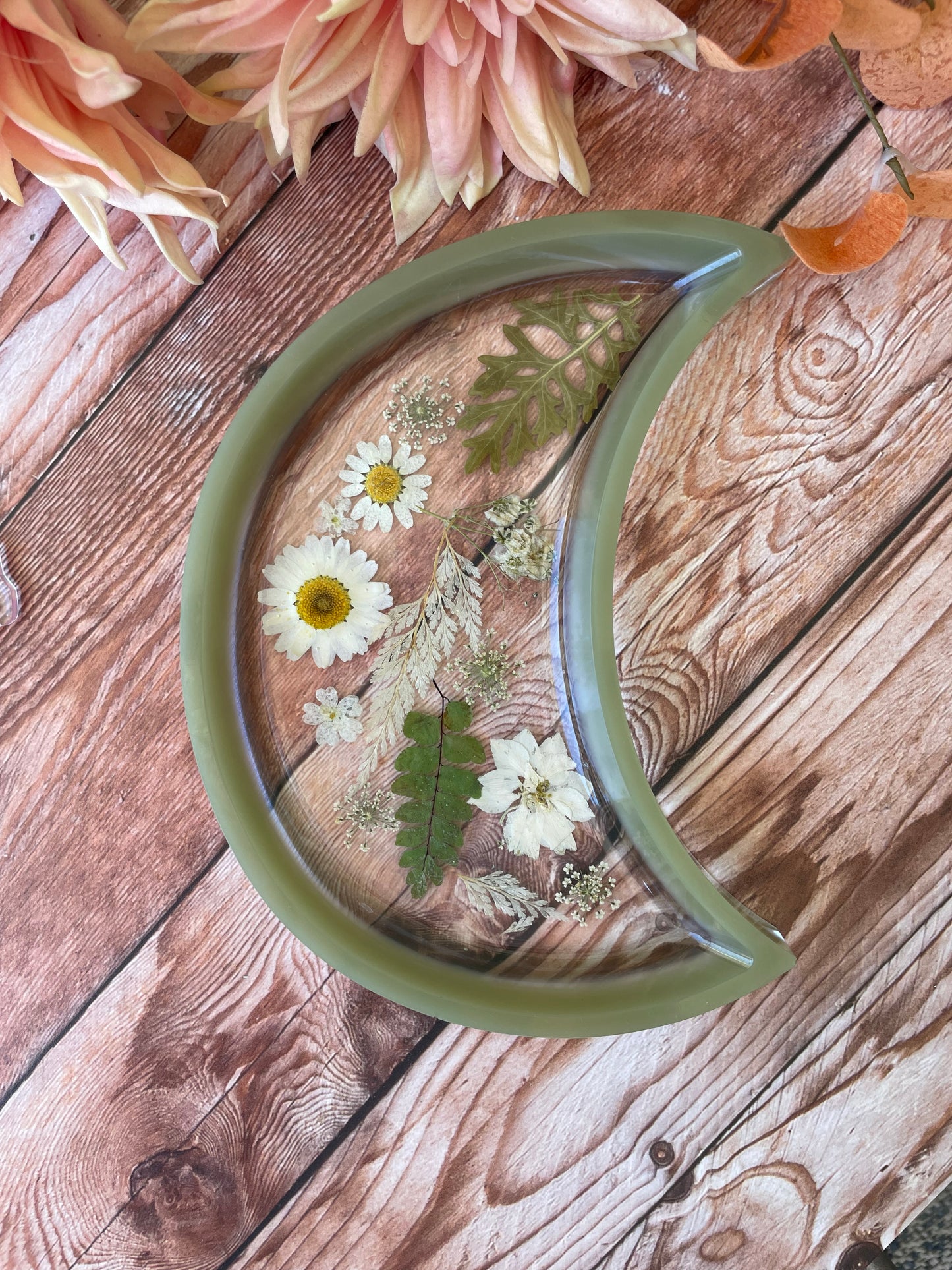 Moon Resin Jewelry Tray