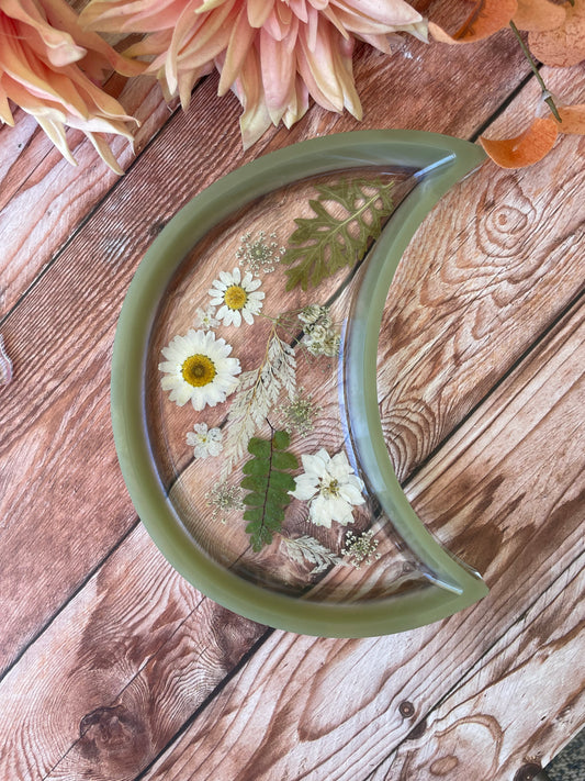 Moon Resin Jewelry Tray