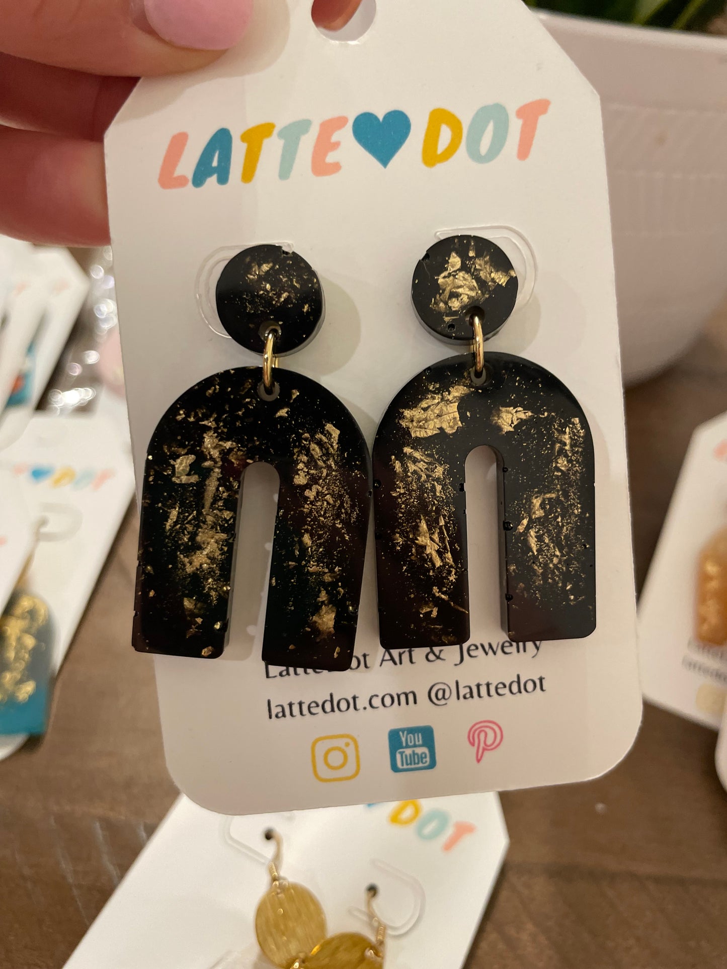 Date Night Resin Earrings