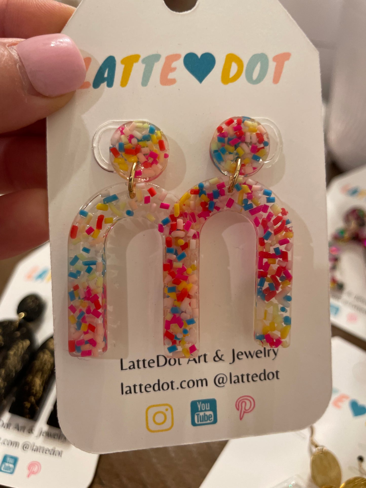 My Favorite Party Resin Earrings