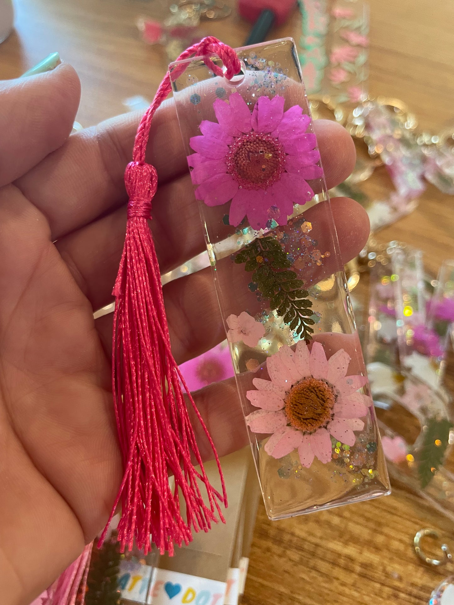 Sparkle Bloom Wildflower Bookmark