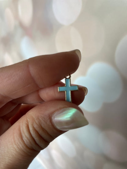 Cross Enamel Charm