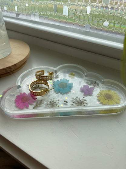 Cloud Resin Jewelry Tray