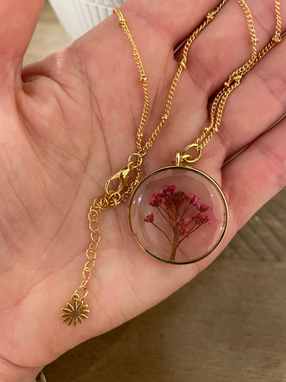 Wildflower Resin Necklaces