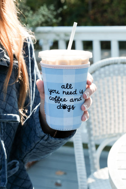 Coffee and Dogs Iced Coffee Sleeve