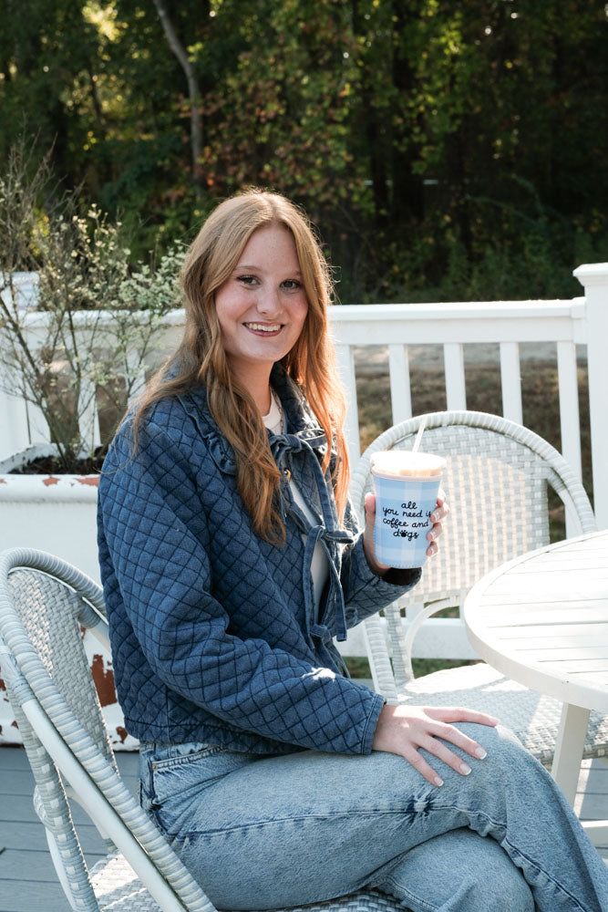 Coffee and Dogs Iced Coffee Sleeve