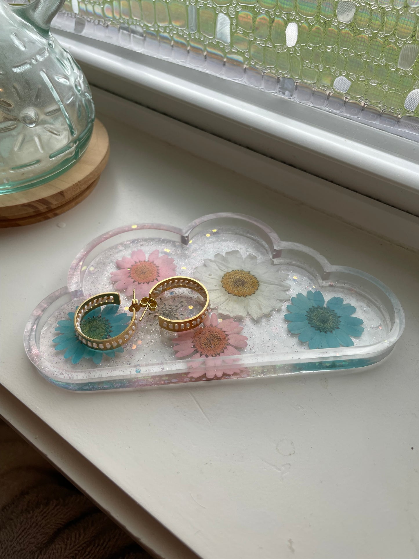 Cloud Resin Jewelry Tray