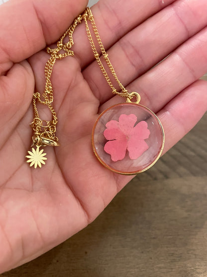 Wildflower Resin Necklaces