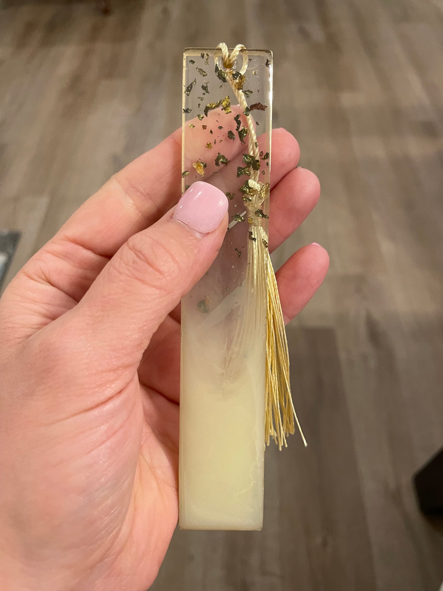 Wildflower Resin Bookmark