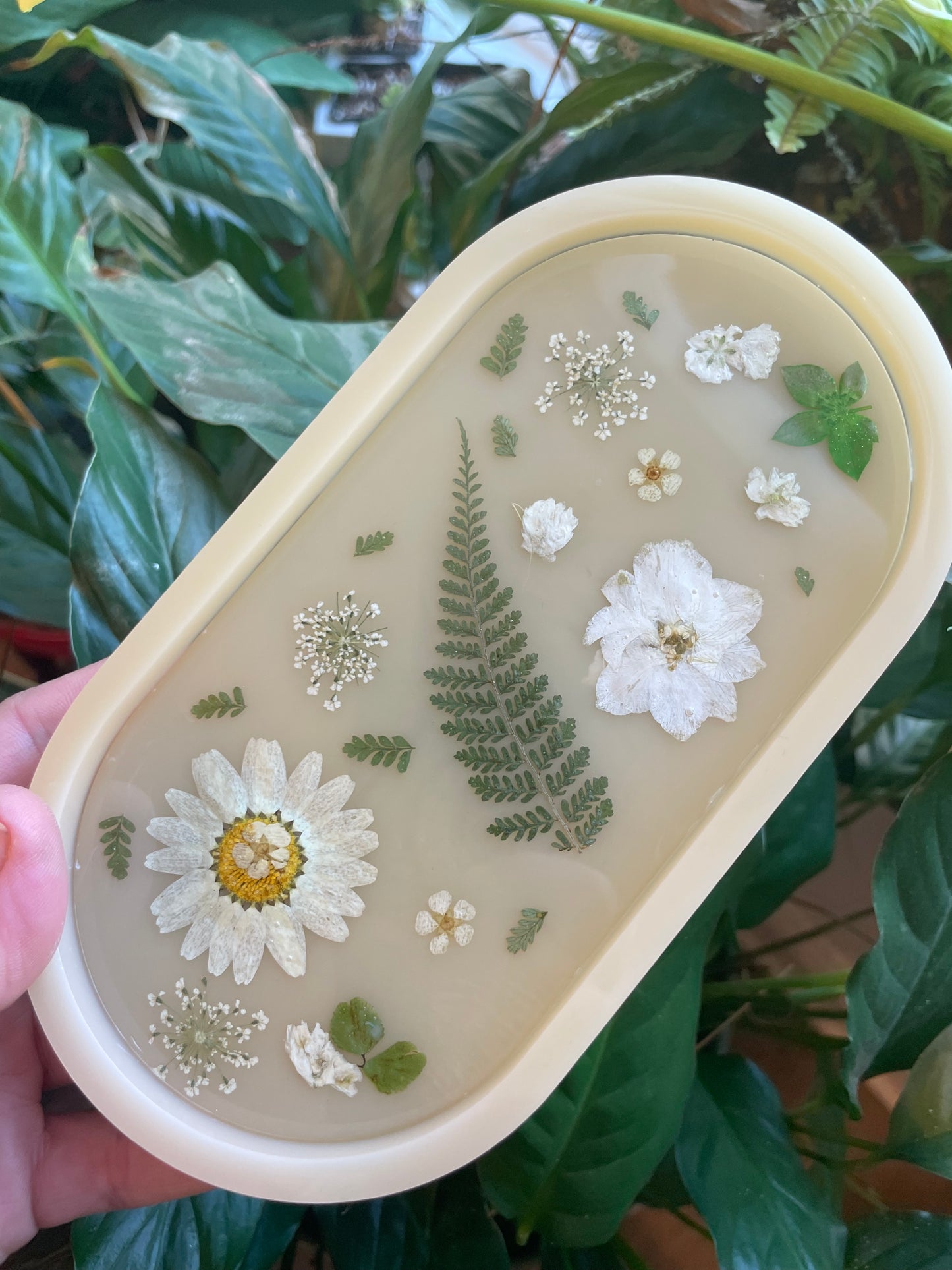 Wildflowers Resin Jewelry Tray