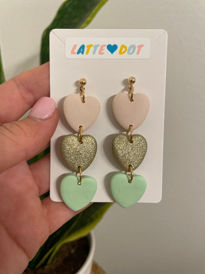 Candy Heart Earrings