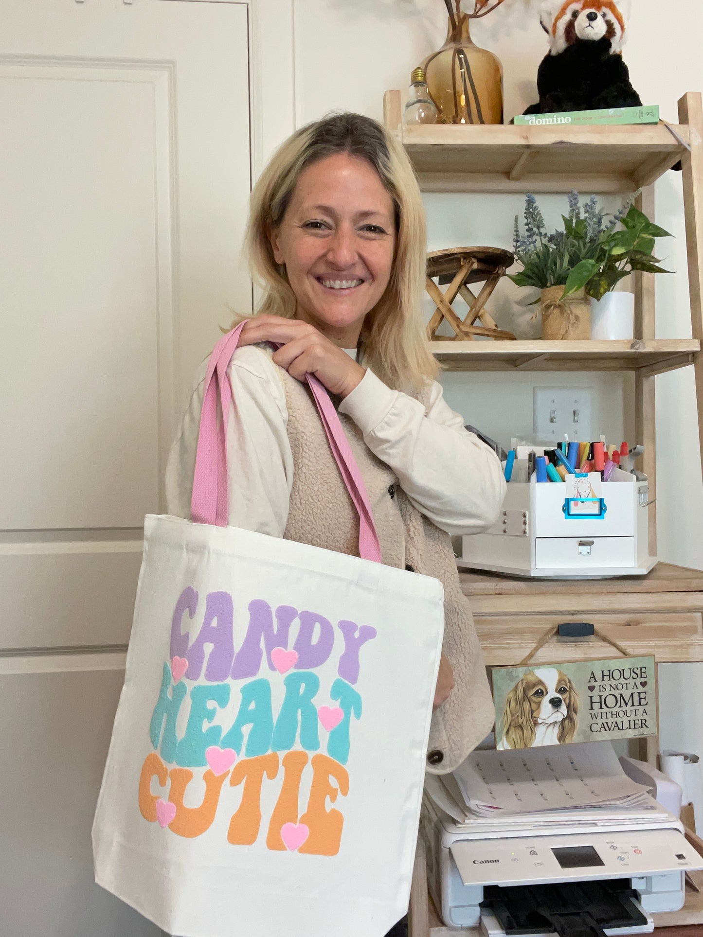 Candy Heart Tote Bag