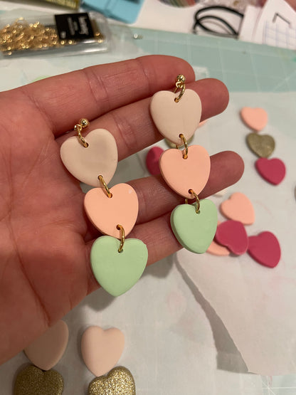 Candy Heart Earrings