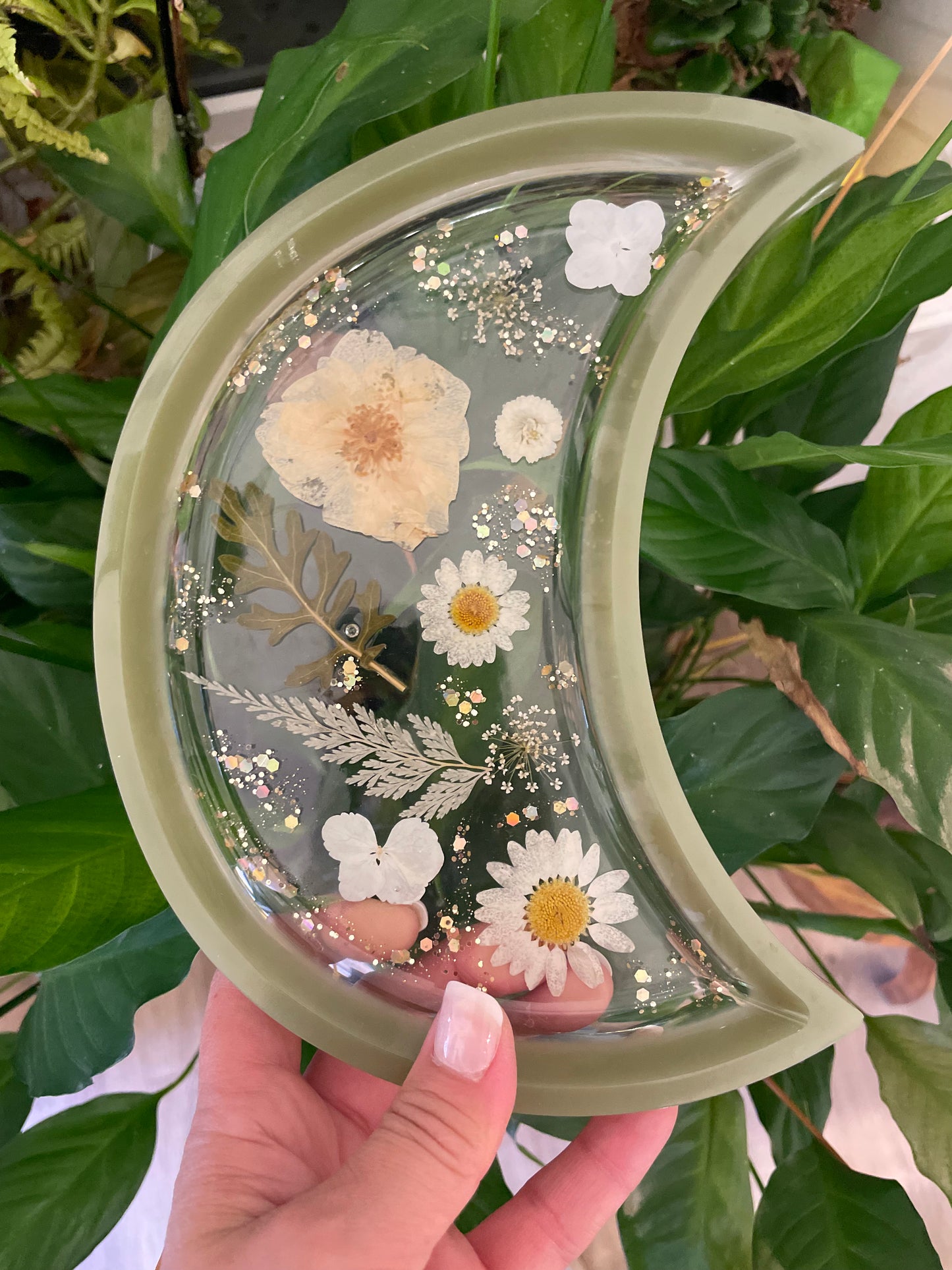 Moon Resin Jewelry Tray