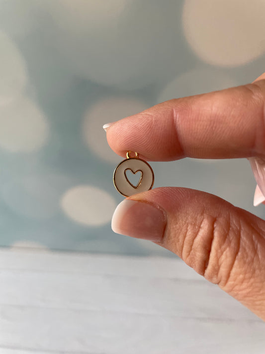 My Heart Charm (White)