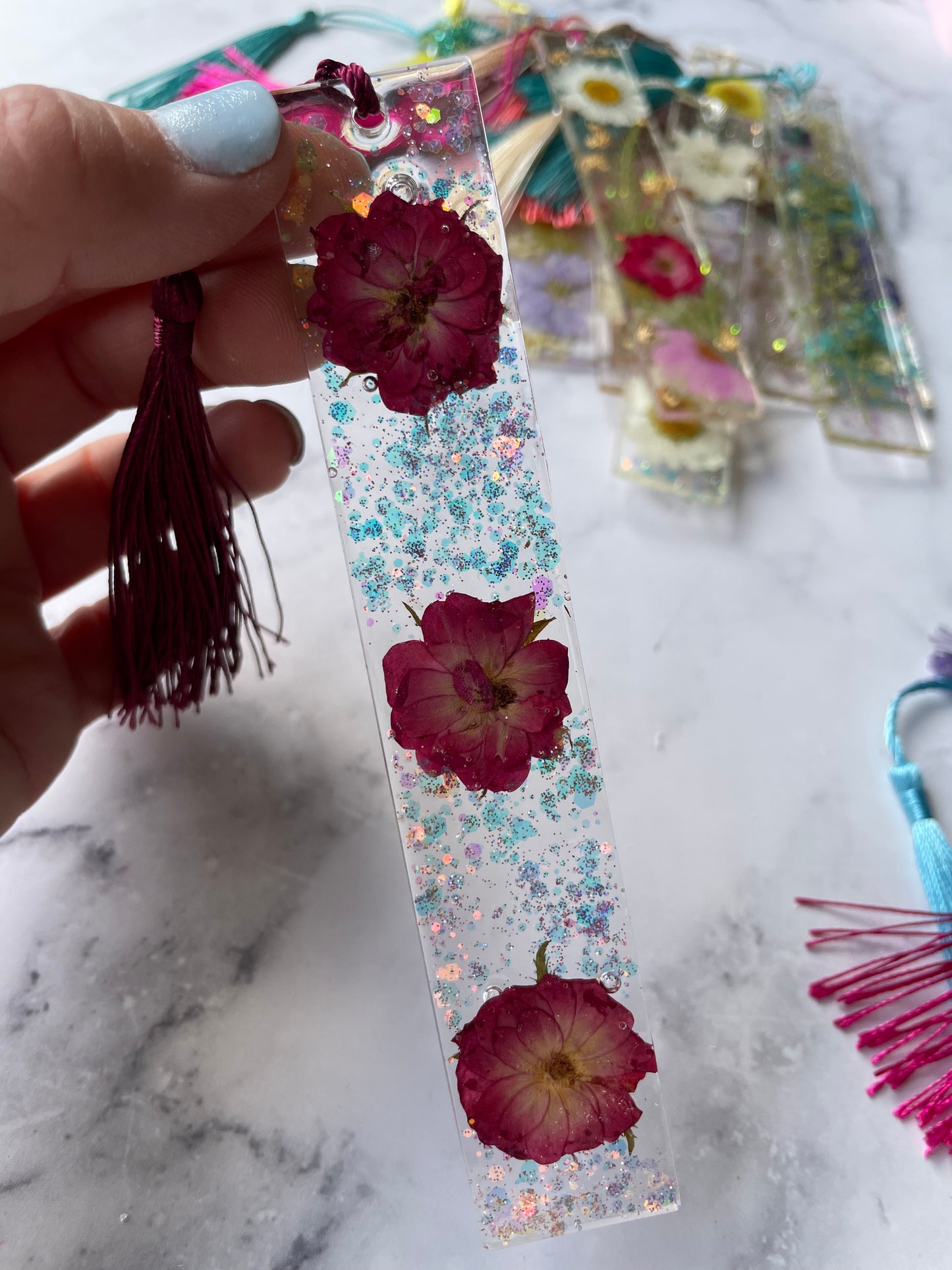 Spring has Sprung Wildflower Bookmarks