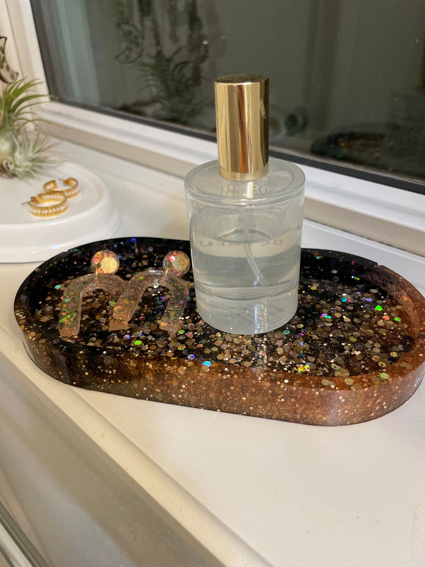 Glitter Jewelry Tray