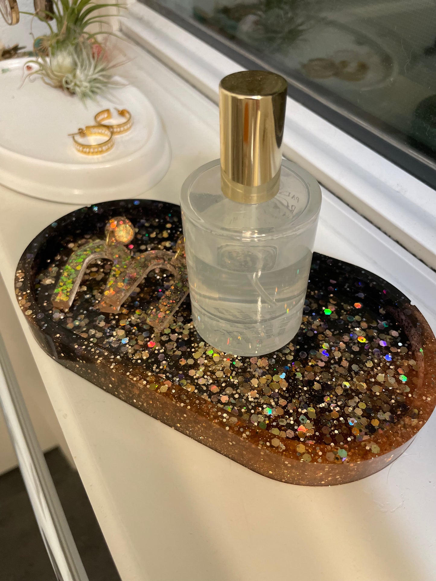 Glitter Jewelry Tray