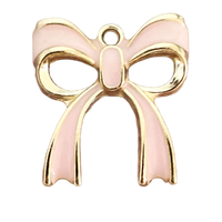 Pink Bow Charm