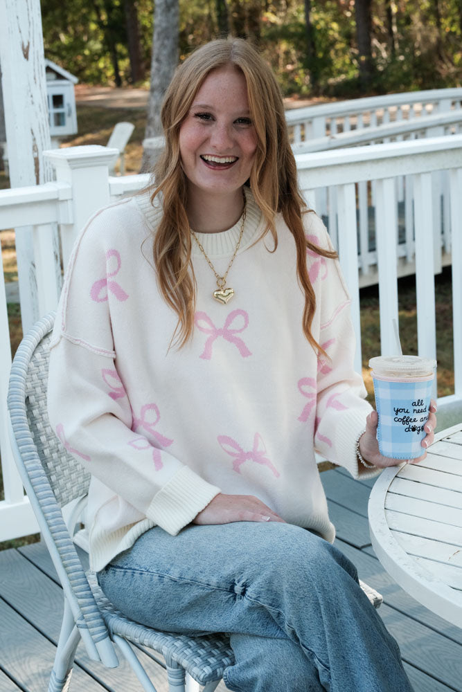 In My Pink Bow Era Sweater