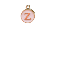Pink Letter Charm - Z